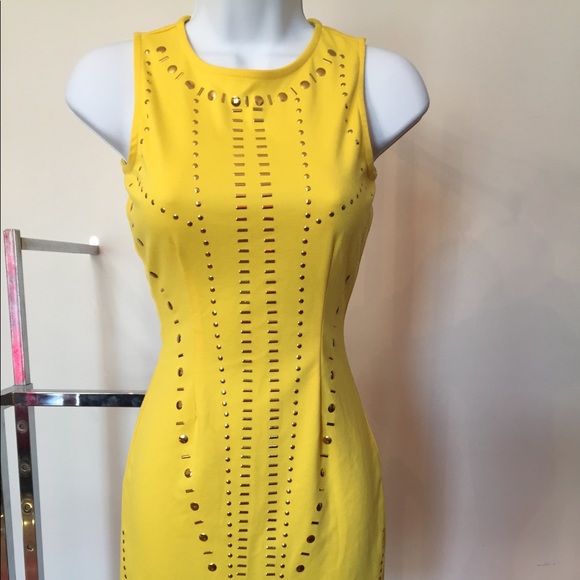 NICKI MINAJ WORN ONCE YELLOW DRESS